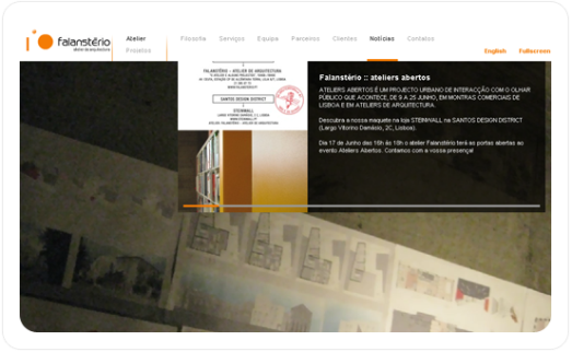 SITES EM FLASH Site - Falanstério