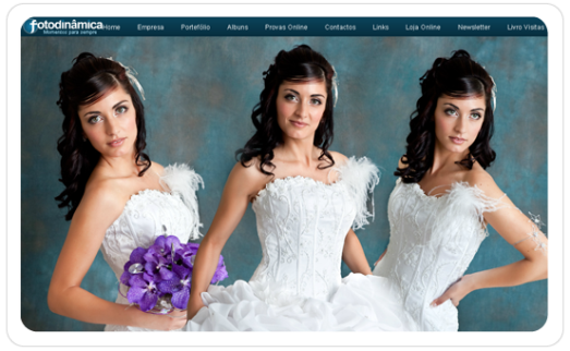 SITES EM FLASH Site - Foto Dinâmica