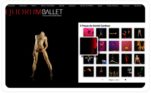 SITES EM FLASH Site - Quorum Ballet