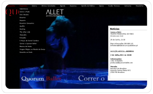 SITES EM FLASH Site - Quorum Ballet